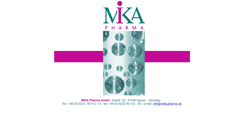 Desktop Screenshot of mika-pharma.de