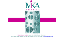 Tablet Screenshot of mika-pharma.de